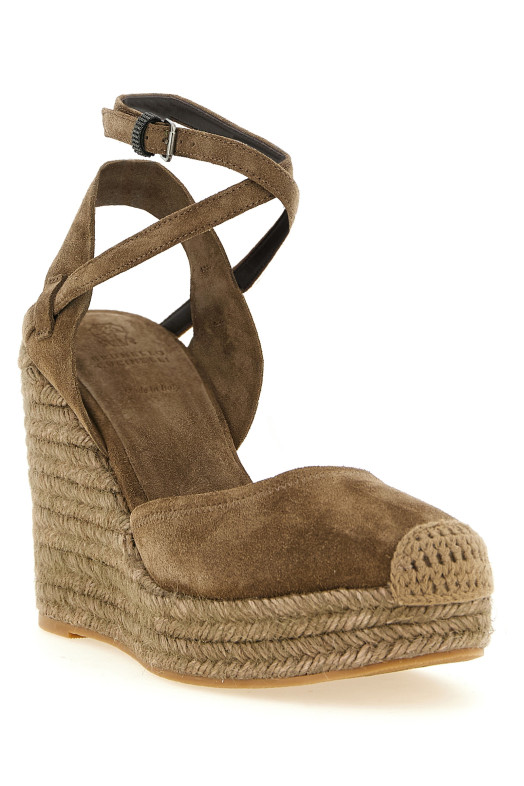 'Precious Loop' espadrilles Brown