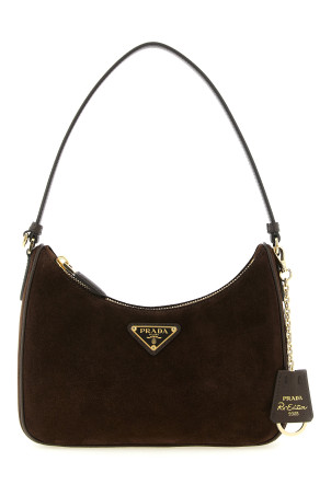 Мини-сумка через плечо «Prada Re-Edition 2005», коричневая 1N204T2G64F0003