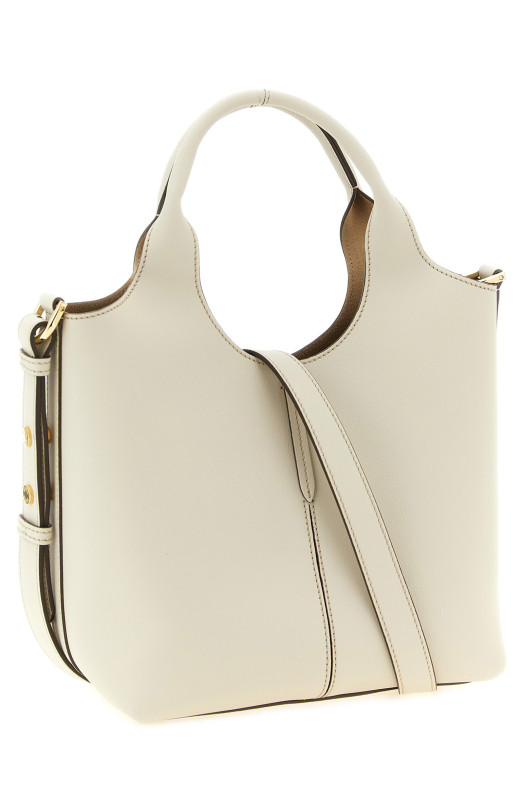 Мини-сумка для покупок из металлической пластины, белая TOD'S XBWEBRF0100UBL1O921O92