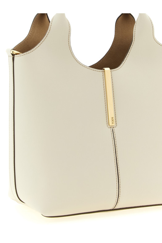 Мини-сумка для покупок из металлической пластины, белая TOD'S XBWEBRF0100UBL1O921O92