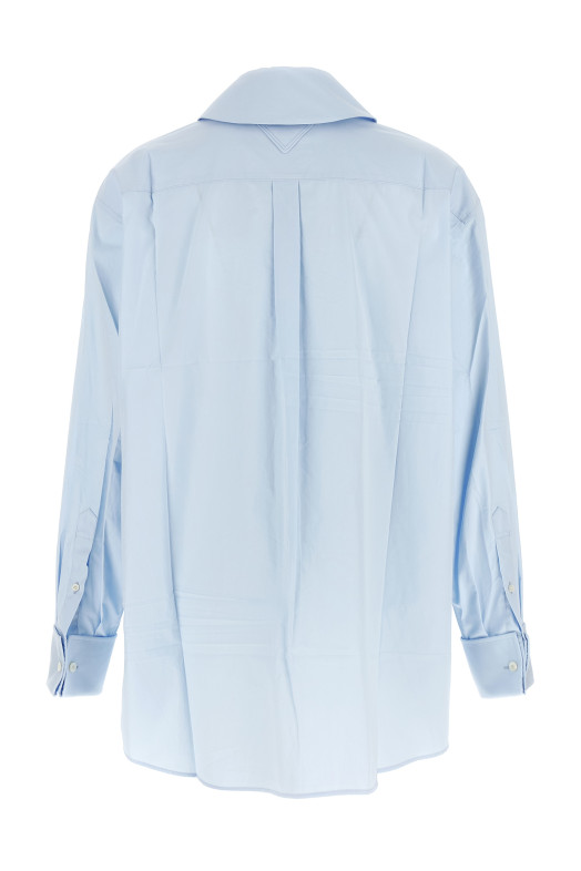 Scarf shirt BLUE