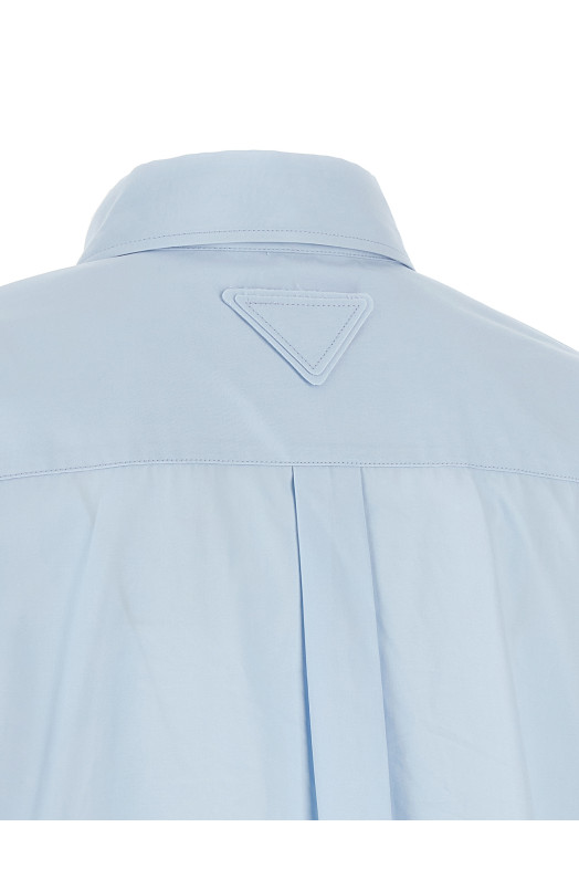 Scarf shirt BLUE