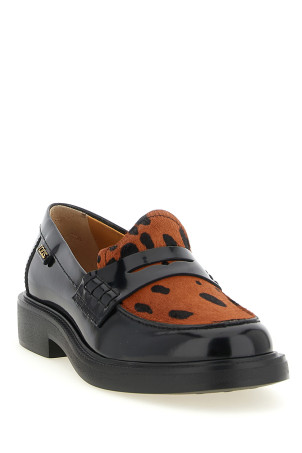 Лоферы из пони-волоса, черные TOD'S XXW20L0IP70VKJ4Q81