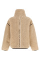Teddy cropped jacket Beige