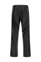 Leather-effect pants Black