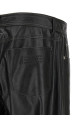 Leather-effect pants Black