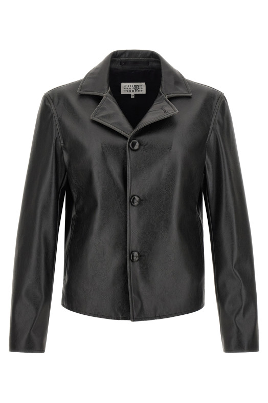 Western carré jacket Black