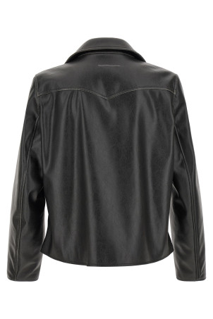 Western carré jacket Black