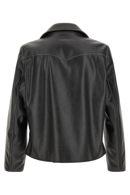 Western carré jacket Black