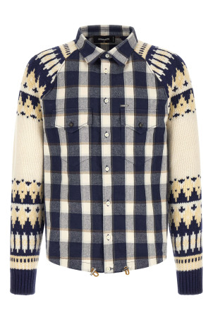 'Classic Check Drawstring' shirt Multicolor