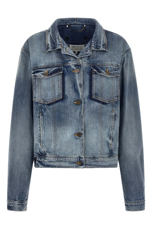 'Folded Collar' jacket Blue