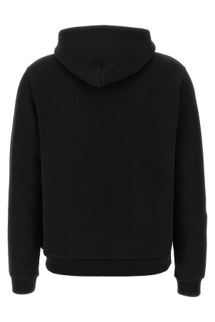 Zipped hoodie Black