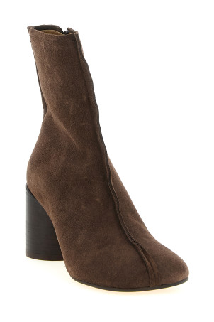 'Anatomic' stitch-toe ankle boots Brown