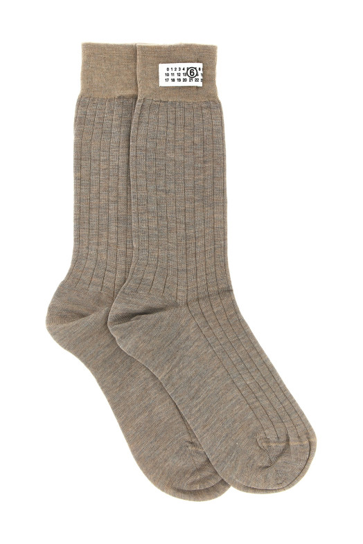 Носки «Numeric Signature MM6», бежевые S52TL0040M13295733