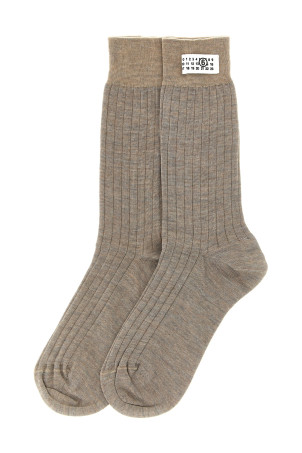 Носки «Numeric Signature MM6», бежевые S52TL0040M13295733
