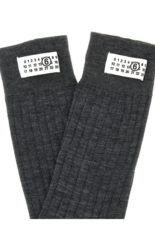 Носки «Numeric Signature MM6», серые S52TL0040M13295860M