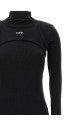 Платье «Off Stamp Rib»  Черное 2FU00681TW003W003