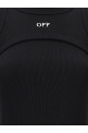 Платье «Off Stamp Rib»  Черное 2FU00681TW003W003