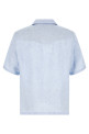 Camp collar shirt BLUE