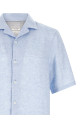 Camp collar shirt BLUE