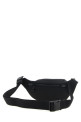 'Durance' waist bag with logo patch  Black