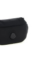 'Durance' waist bag with logo patch  Black