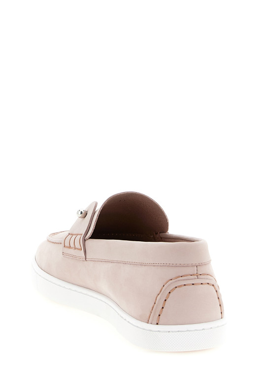 Loafers with 'Chambeliboat' metal detail Pink