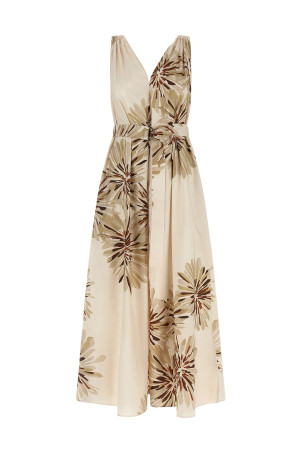 'Bloom Print' dress Beige