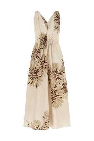 'Bloom Print' dress Beige