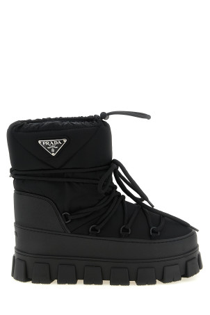 Ботинки Re-Nylon до щиколотки, черные PRADA 1U007NFG0403LFVF0002