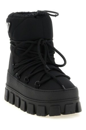 Ботинки Re-Nylon до щиколотки, черные PRADA 1U007NFG0403LFVF0002