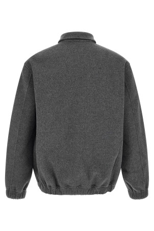 Шерстяной и кашемировый пиджак серого цвета GIORGIO BRATO TX27F2001WOWSGREY