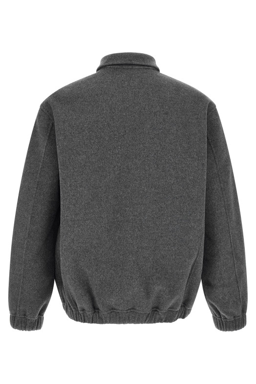 Wool and cashmere jacket Gray