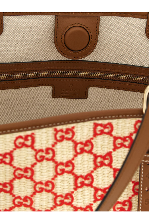 Small woven shopping bag Multicolor