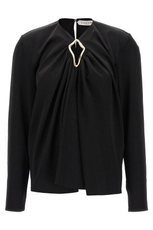 Блузка з металевими деталями Чорний LANVIN (RWTO00045822H2310) Блузка з металевими деталями Чорний LANVIN (RWTO00045822H2310)