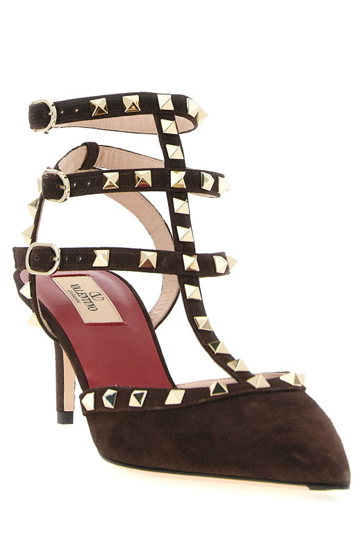 Туфли-лодочки Valentino Garavani «Rockstud», коричневые W2S0375CVB0TO