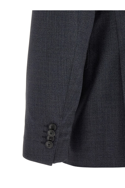'P-Huge-2Pcs-FLWG-263' dress Blue