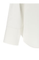 Pleated ruffle shirt White