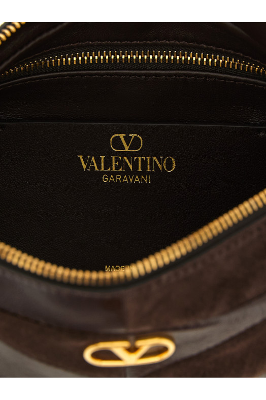 Valentino Garavani «Panthea» — небольшая сумка через плечо, коричневая W2B0S99DEDRE6