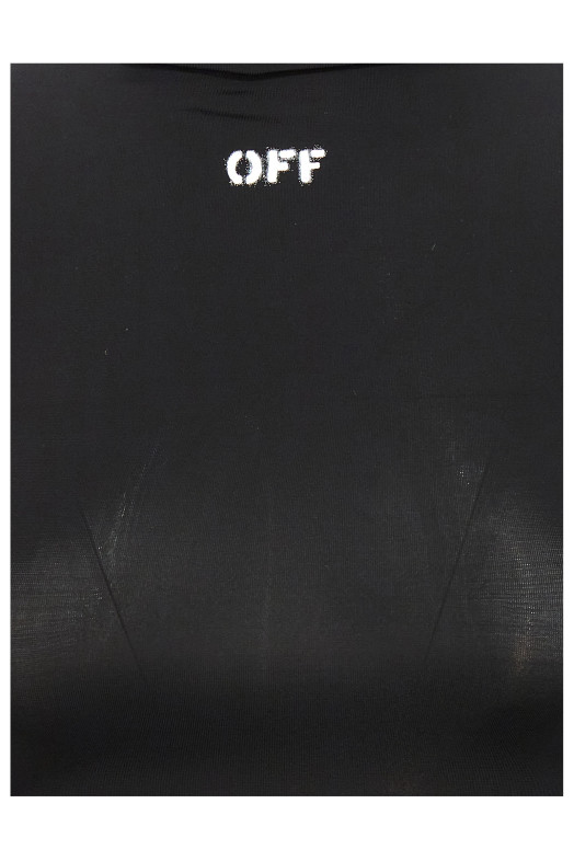 'Off Stamp' logo stencil t-shirt Black
