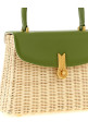 'Queen rattan' handbag Green