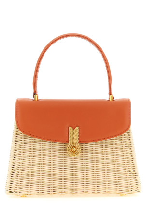 'Queen Rattan' handbag orange