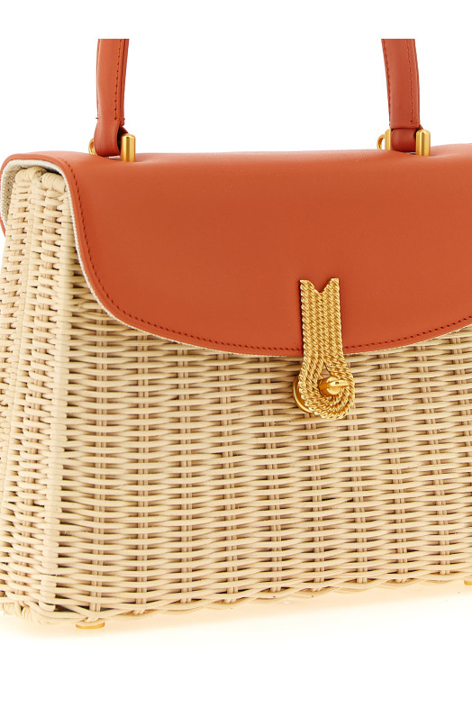 'Queen Rattan' handbag orange
