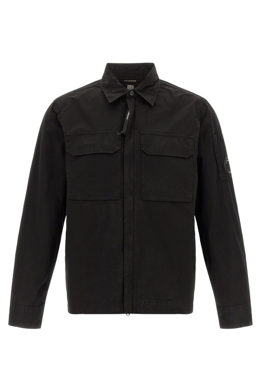'Lens' overshirt Black