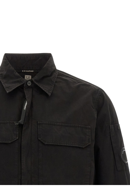 'Lens' overshirt Black