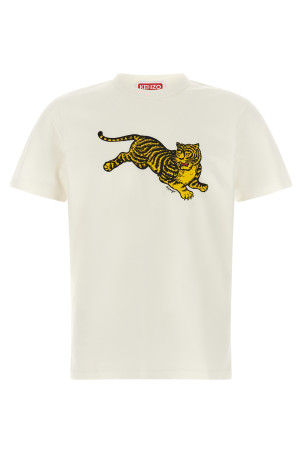 Футболка «KENZO Jumping Tiger», белая FG65TS1654SG02