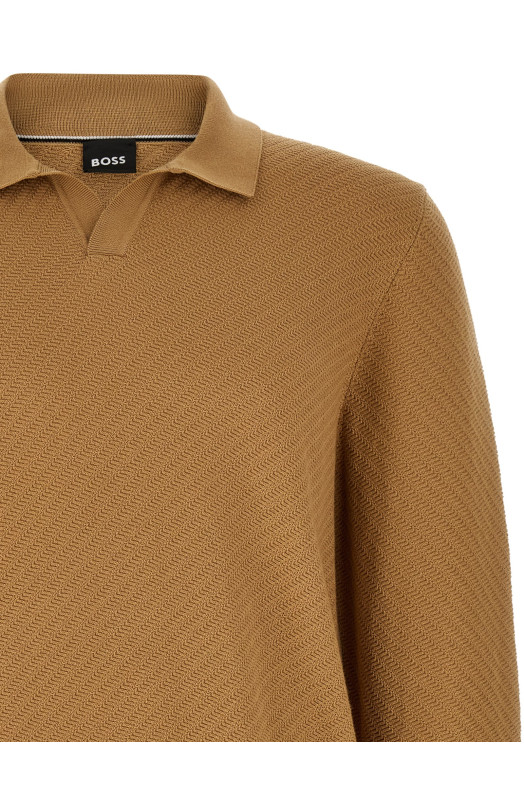 'H-Lomarino' polo shirt Brown