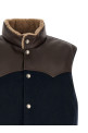 'Paneled' vest Blue