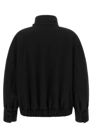 'Loro Piana' wool bomber jacket Black