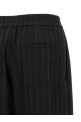 Синие брюки в тонкую полоску с микро-пайетками BRUNELLO CUCINELLI MG576P9354C522